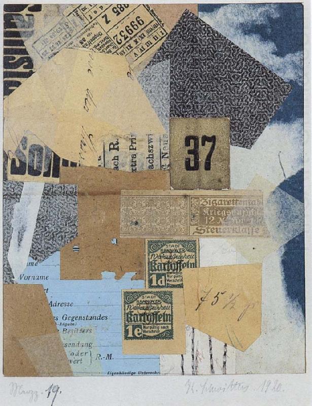 Kurt Schwitters Merz 19 china oil painting image